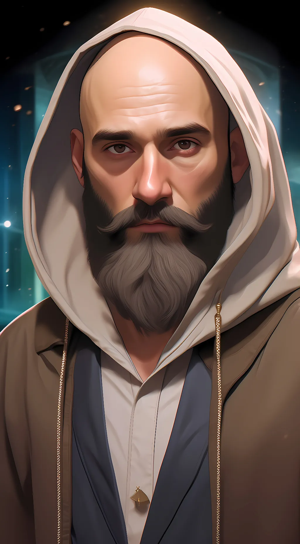 ai character: Winter background