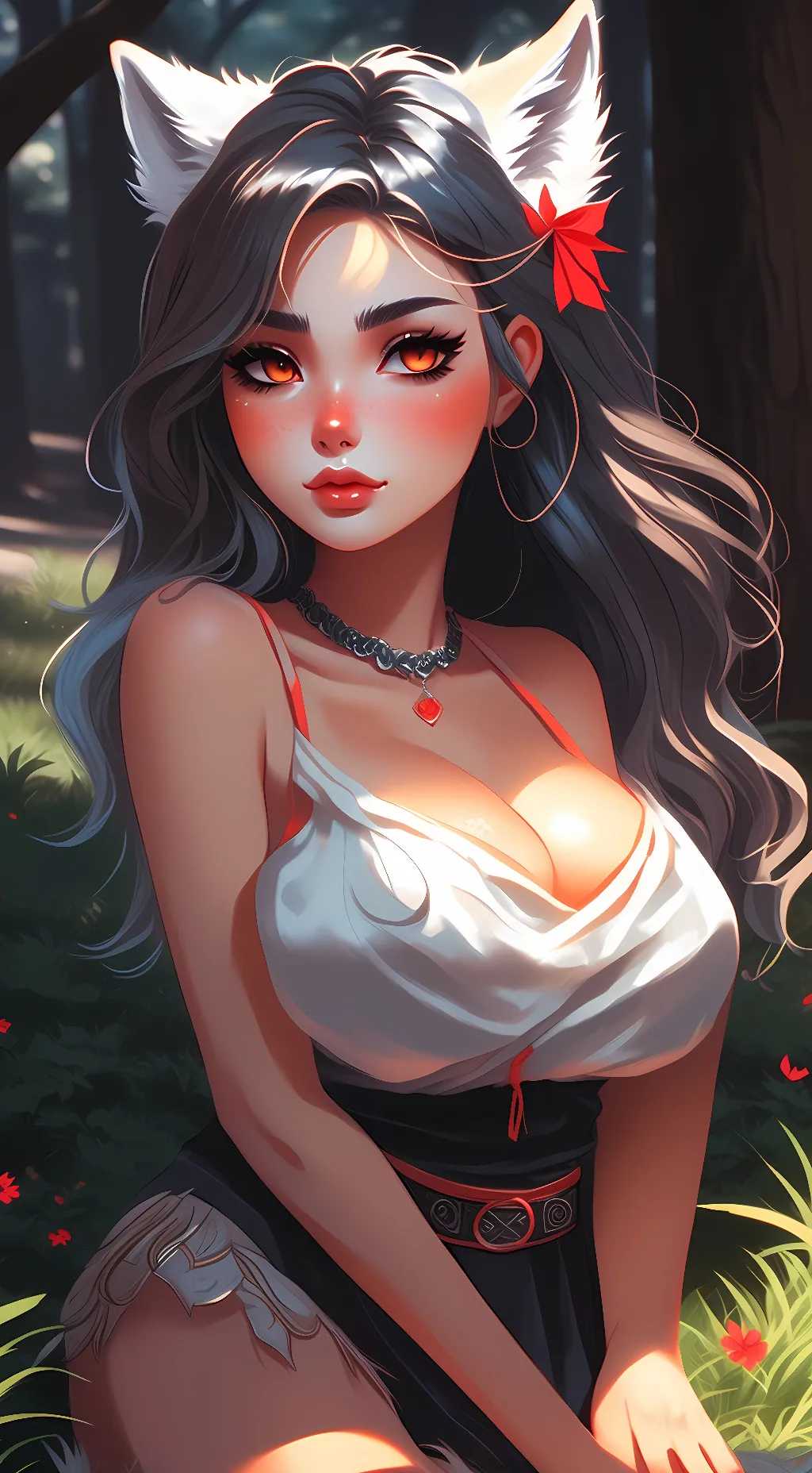 ai character: Ariana background