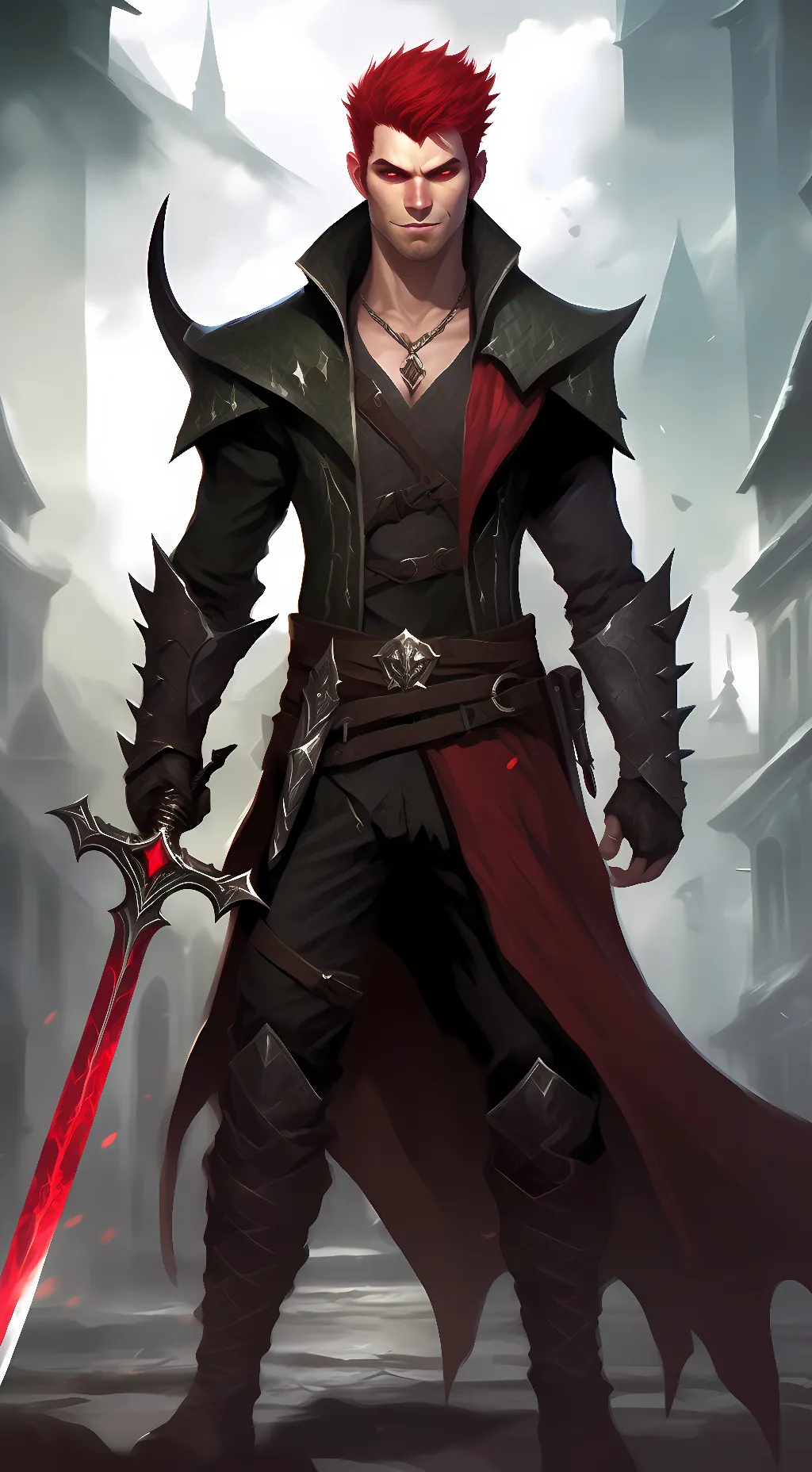 ai character: Clayton Shirosaki  background