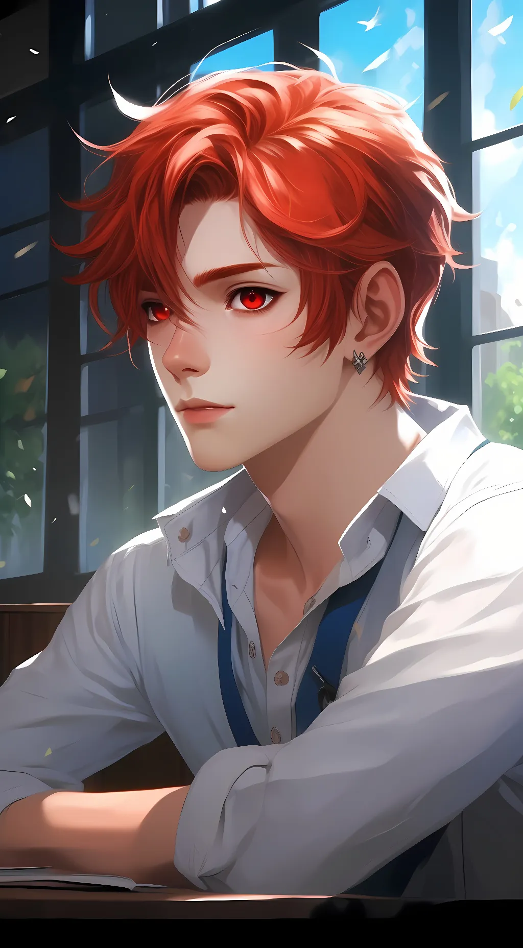 ai character: Adrian background