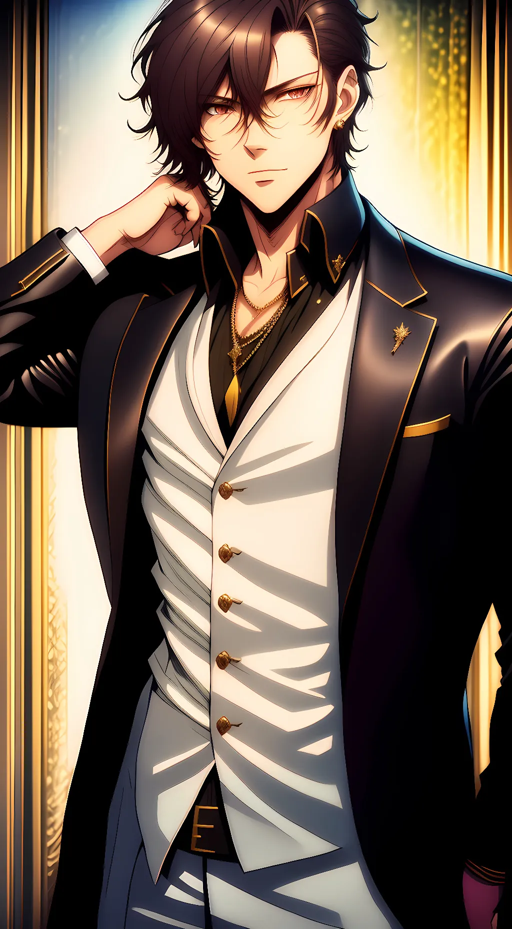 ai character: Axel Celeste background