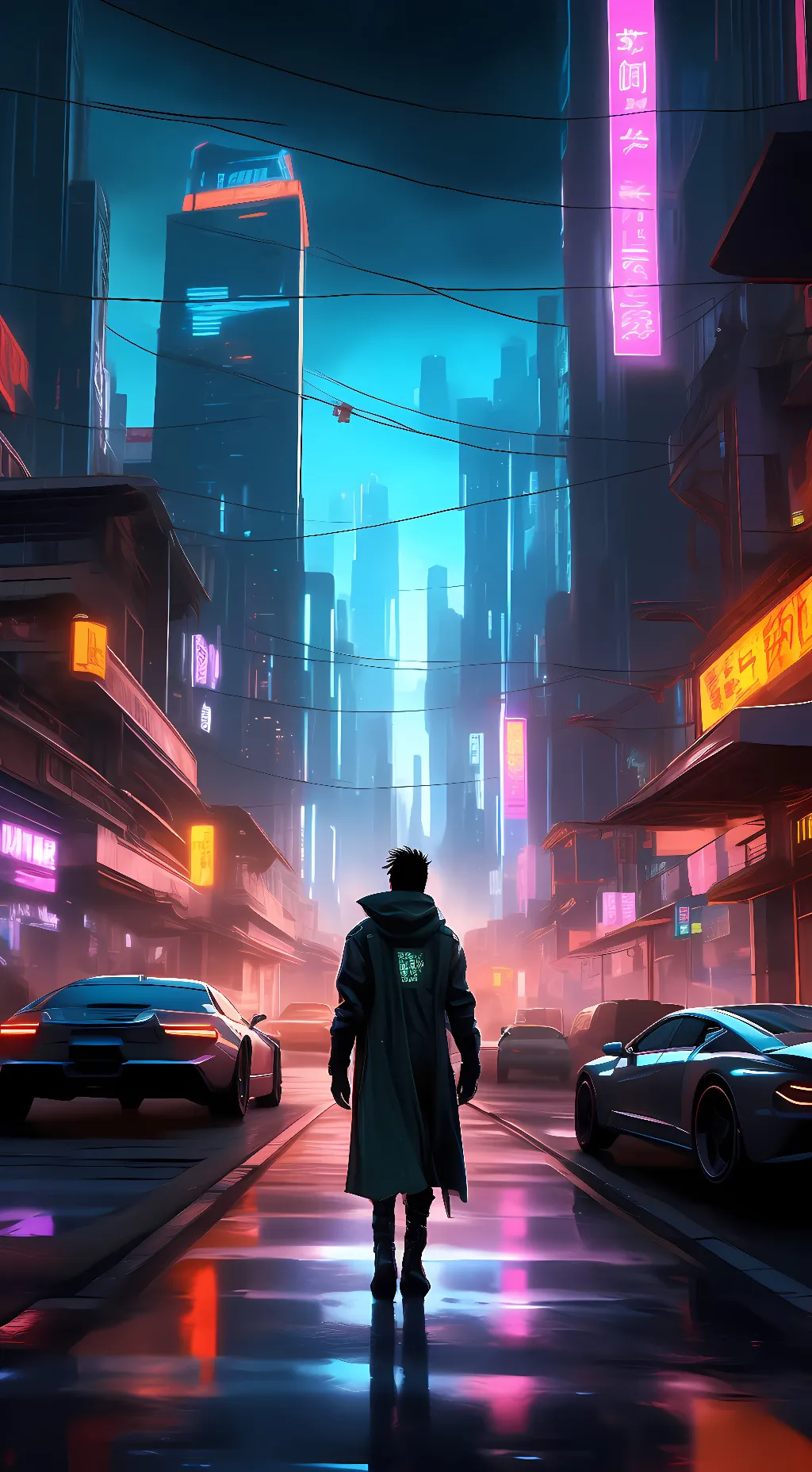 ai character: Barry  background