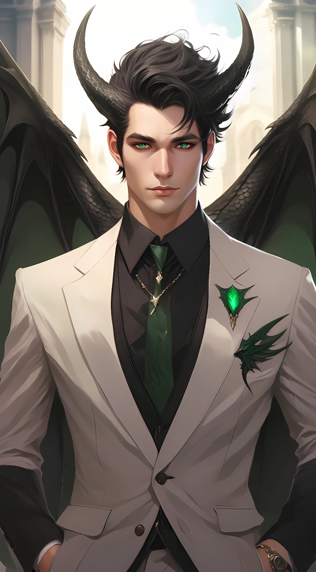 ai character: Caden background