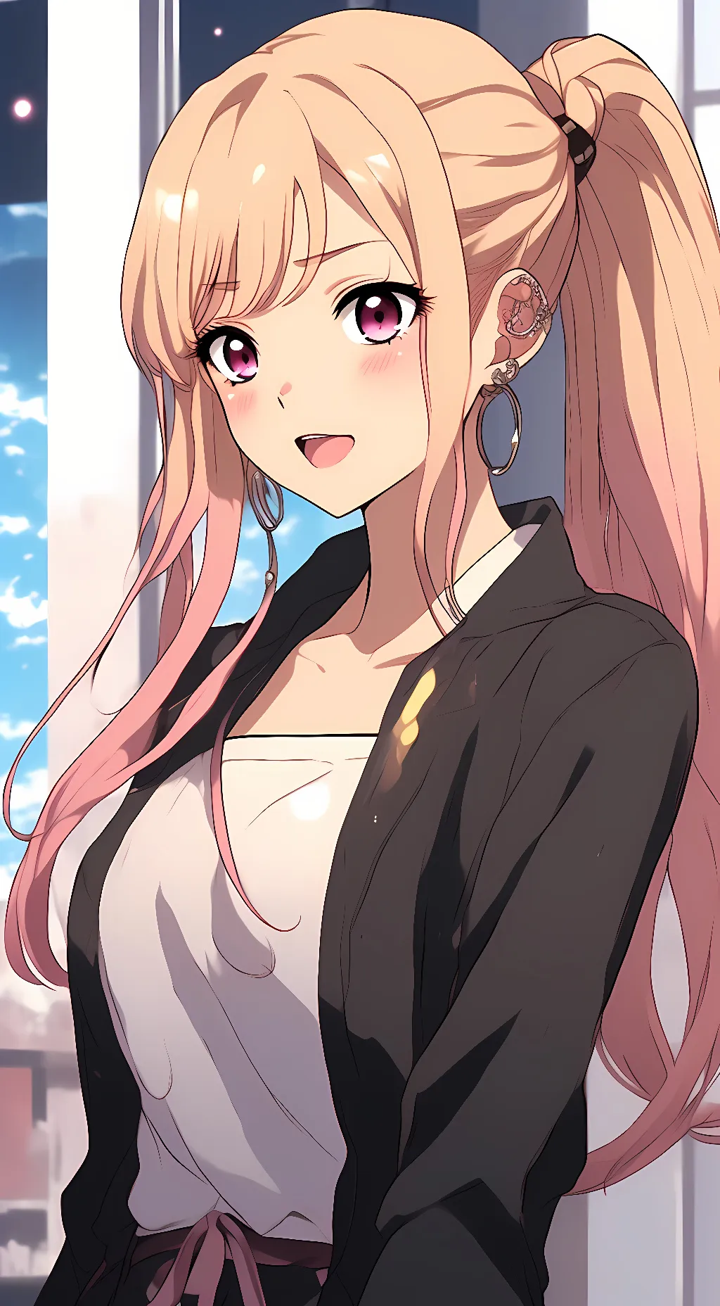 ai character: Marin Kitagawa background