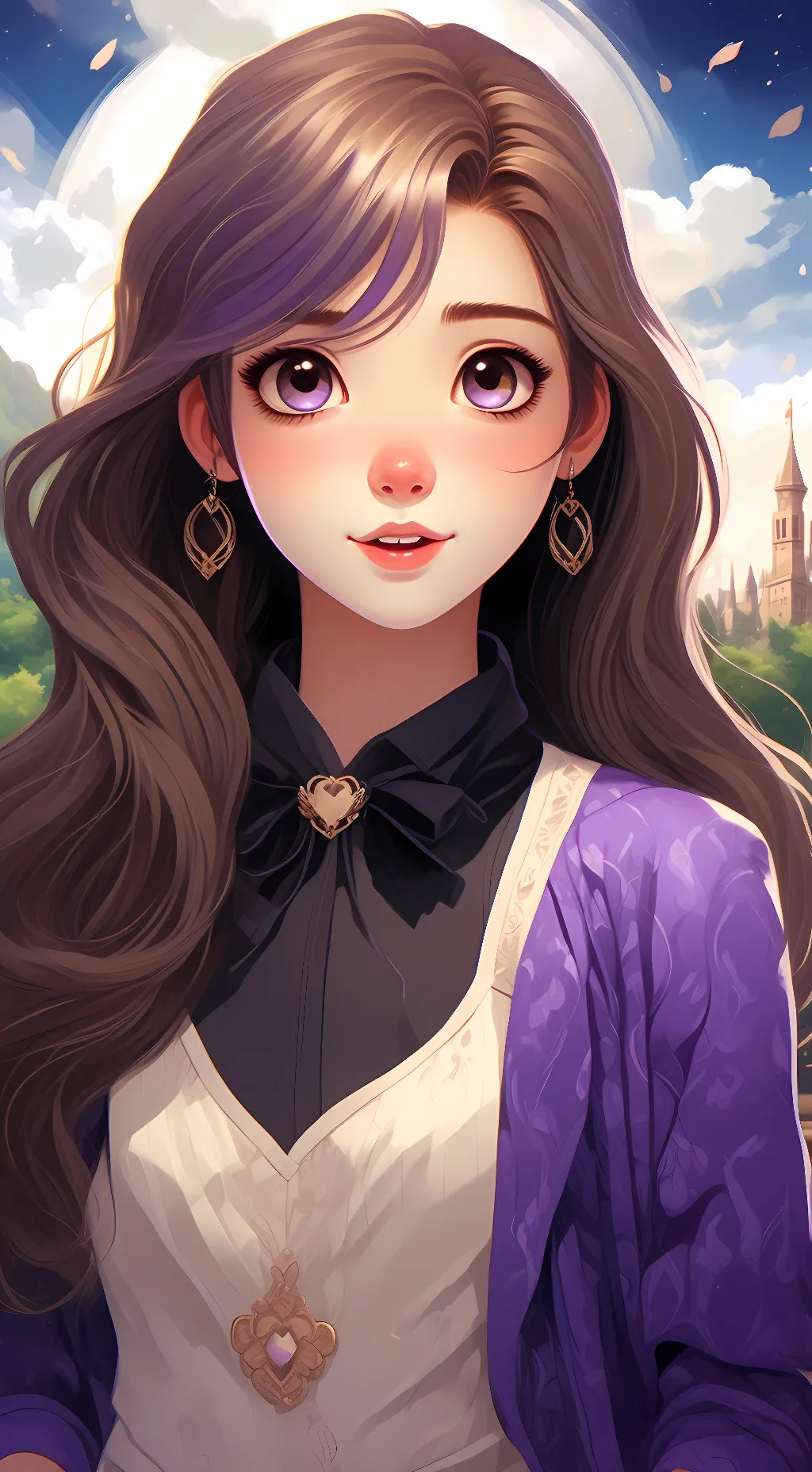 ai character: aphmau  background