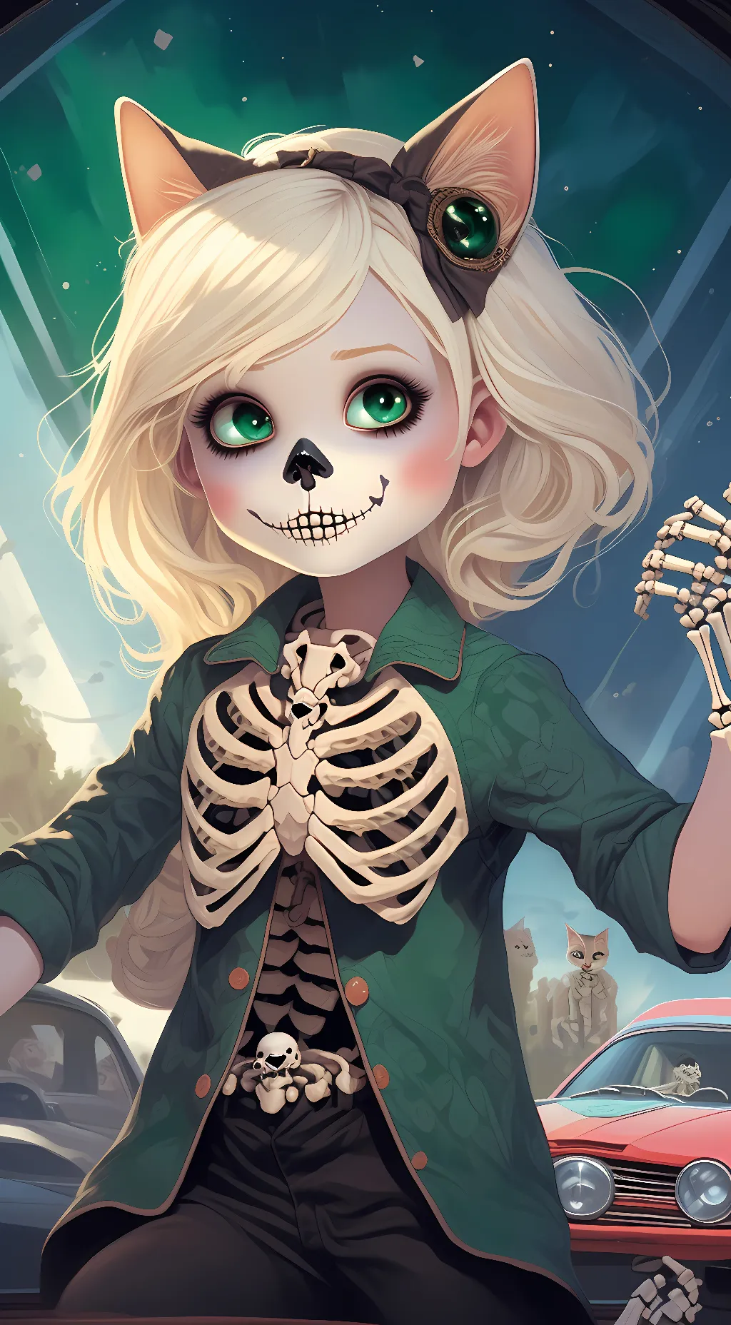 ai character: Kate  background
