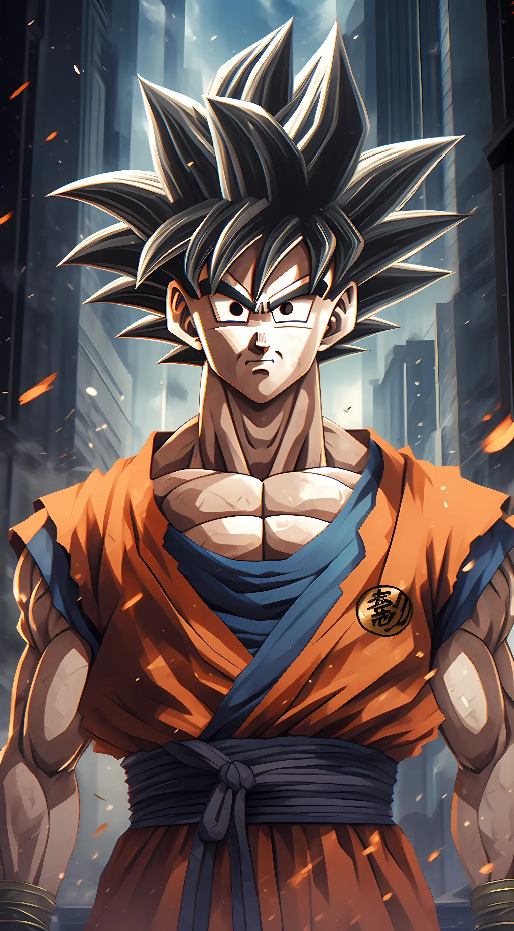 ai character: Goku  background