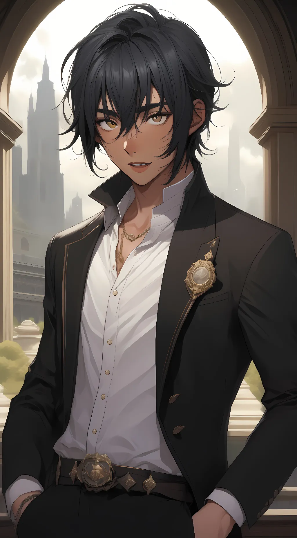 ai character: Leno  background