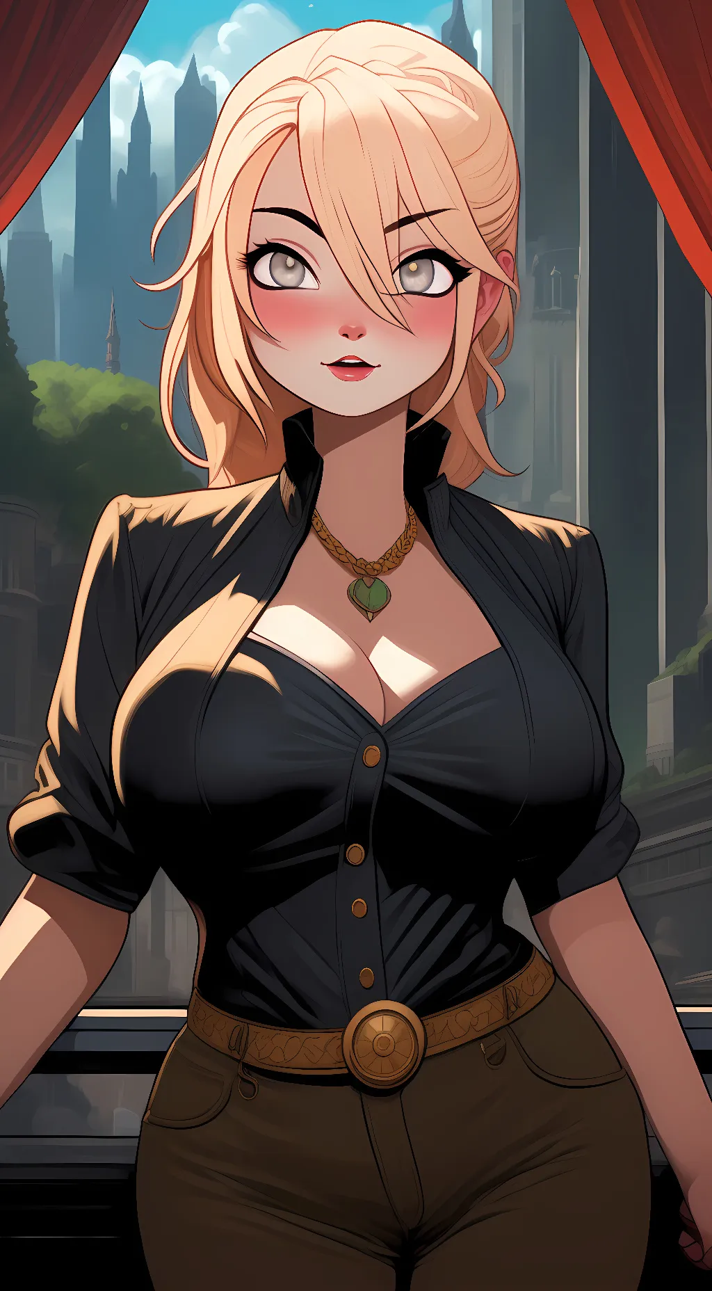 ai character: Bayer  background