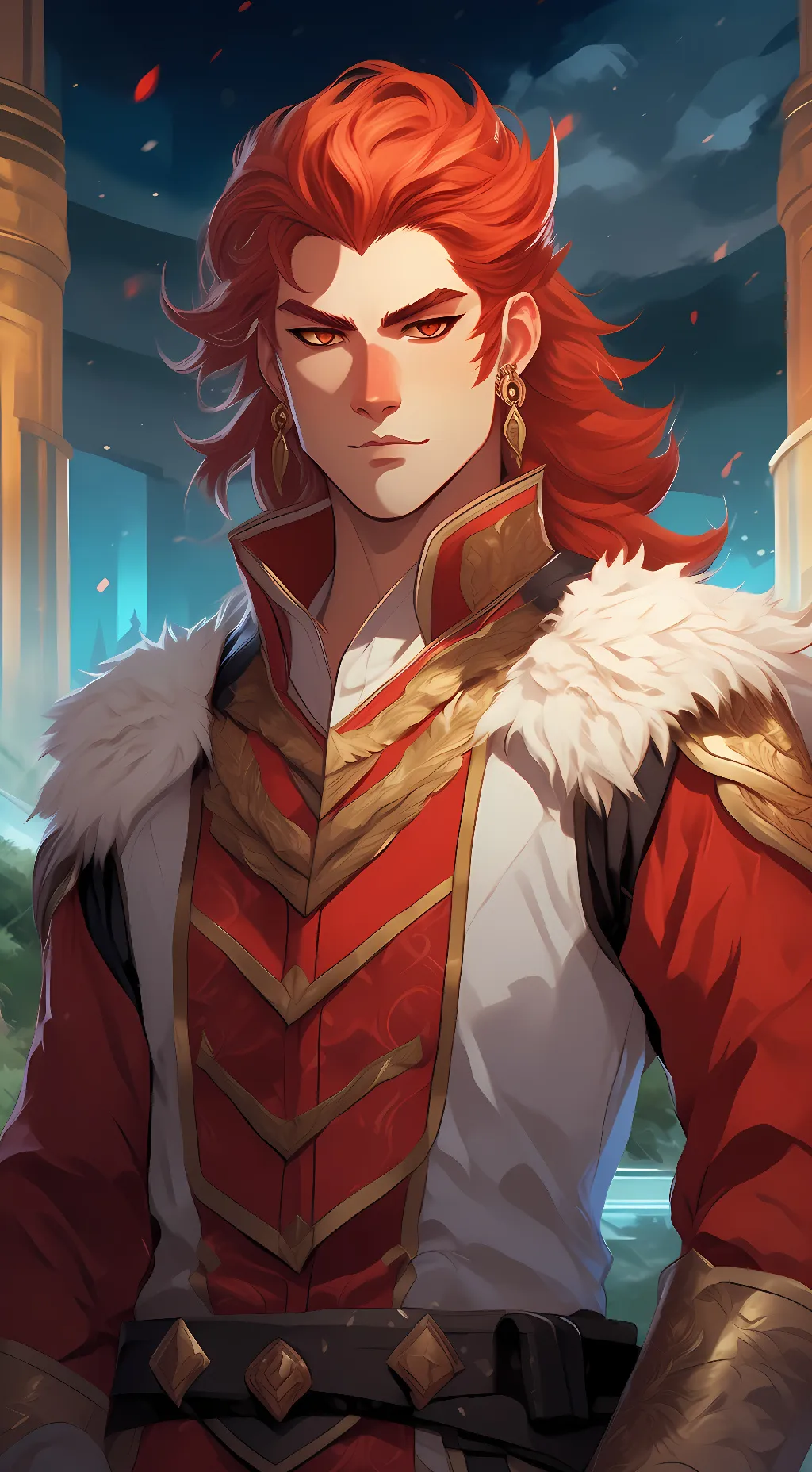 ai character: Fuegoleon background
