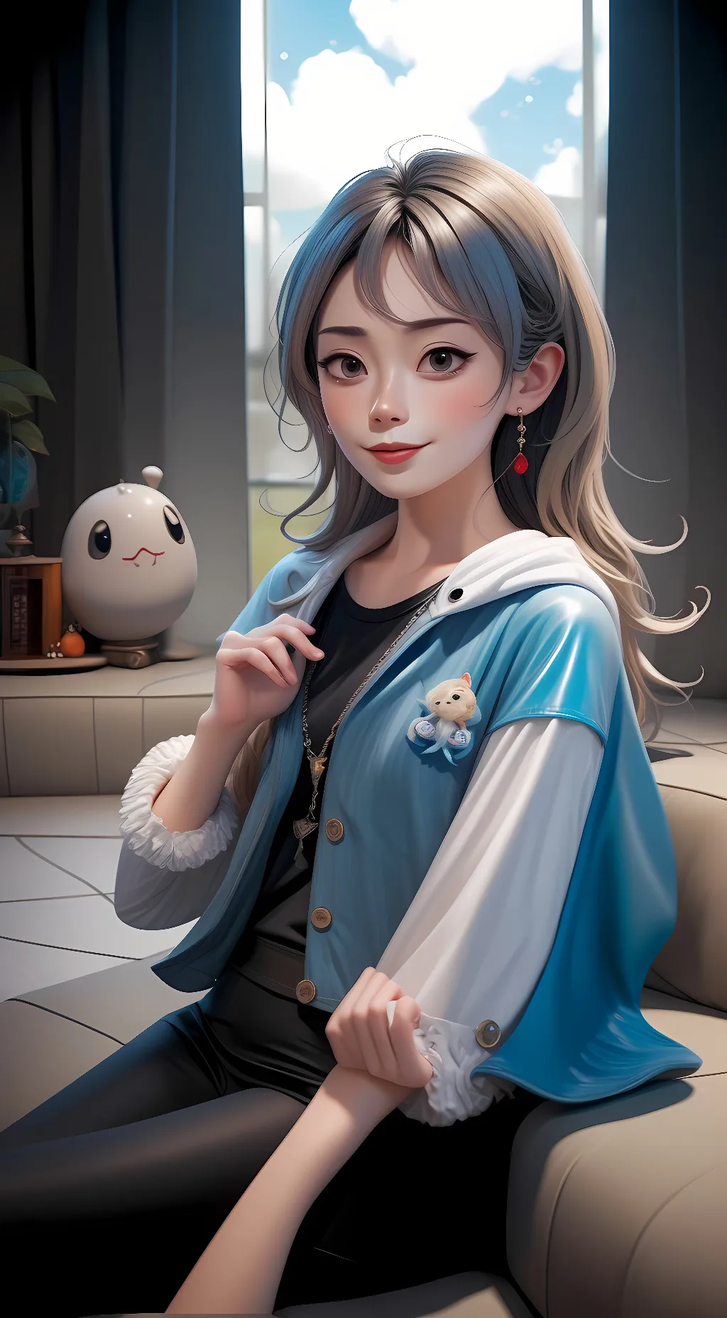 ai character: demonSlayersand me background