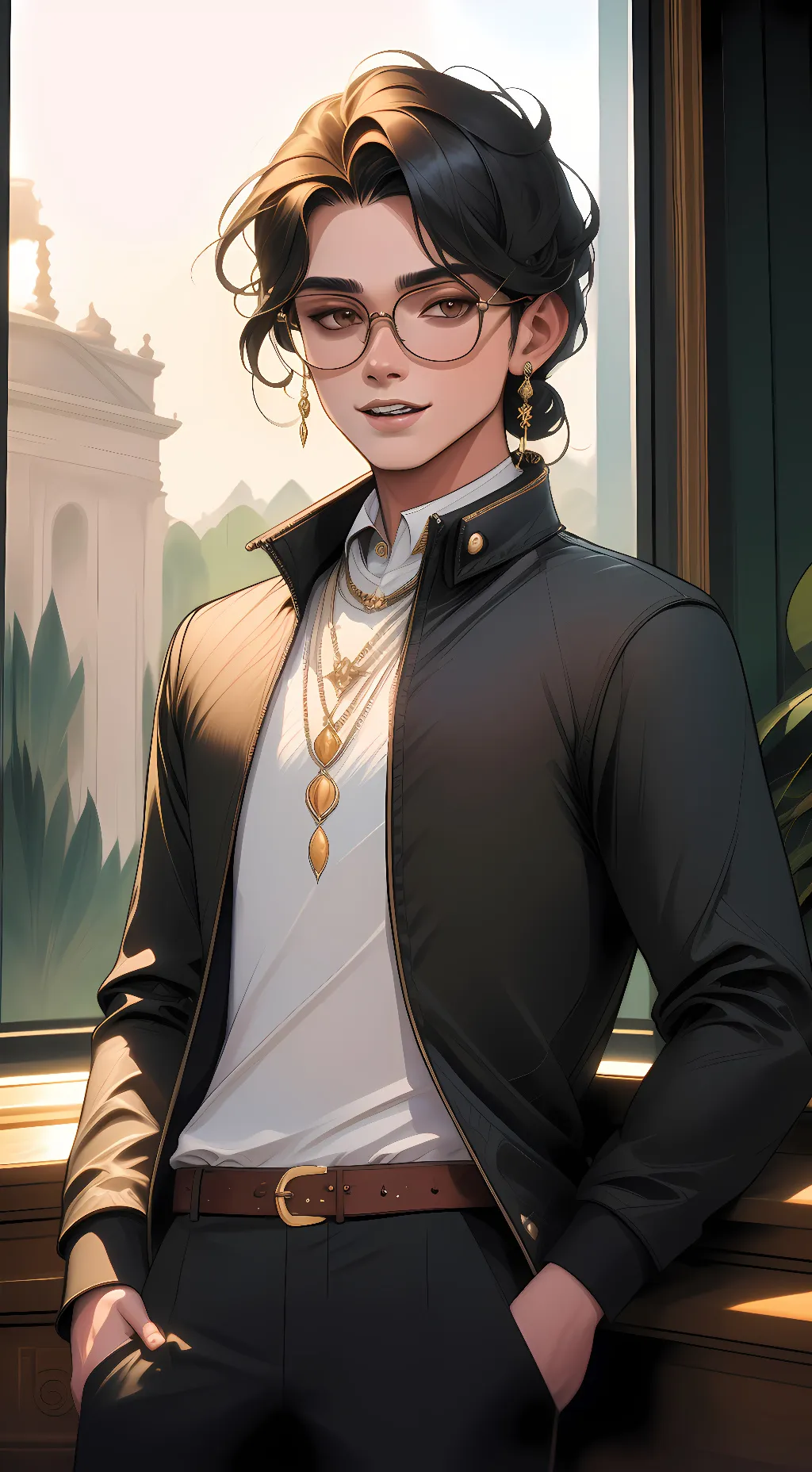 ai character: david background