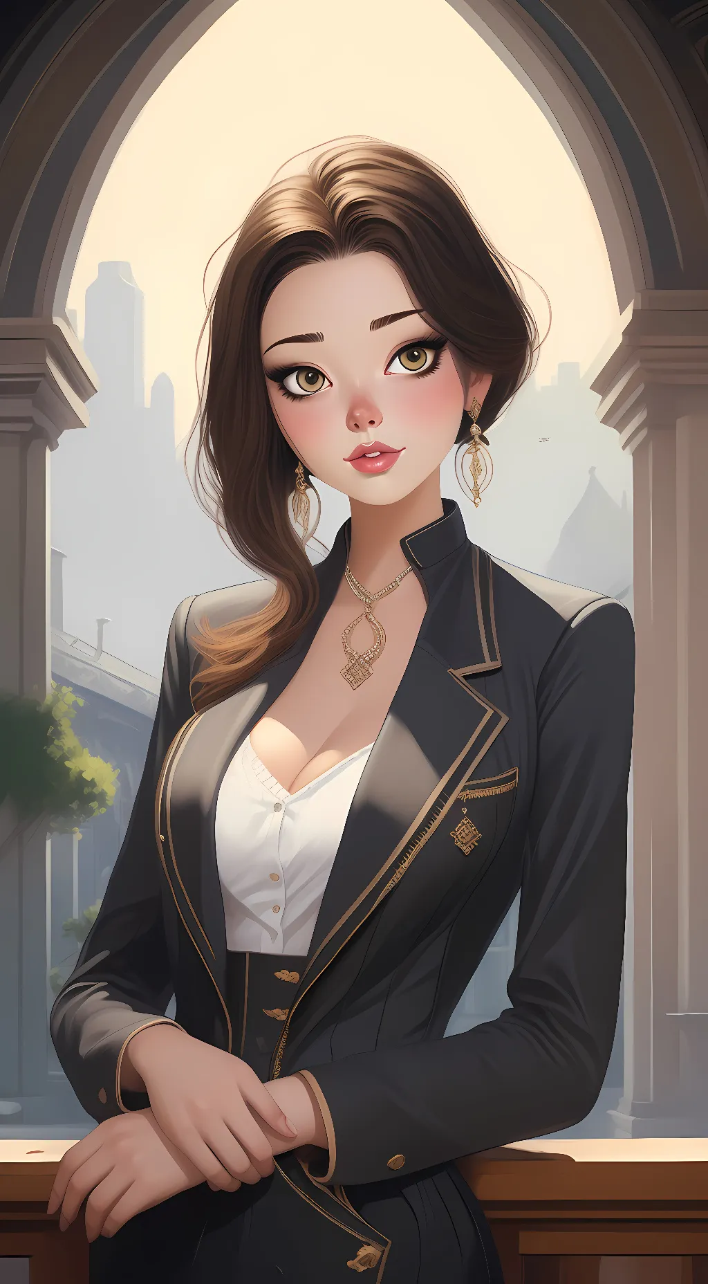 ai character: Mariana background