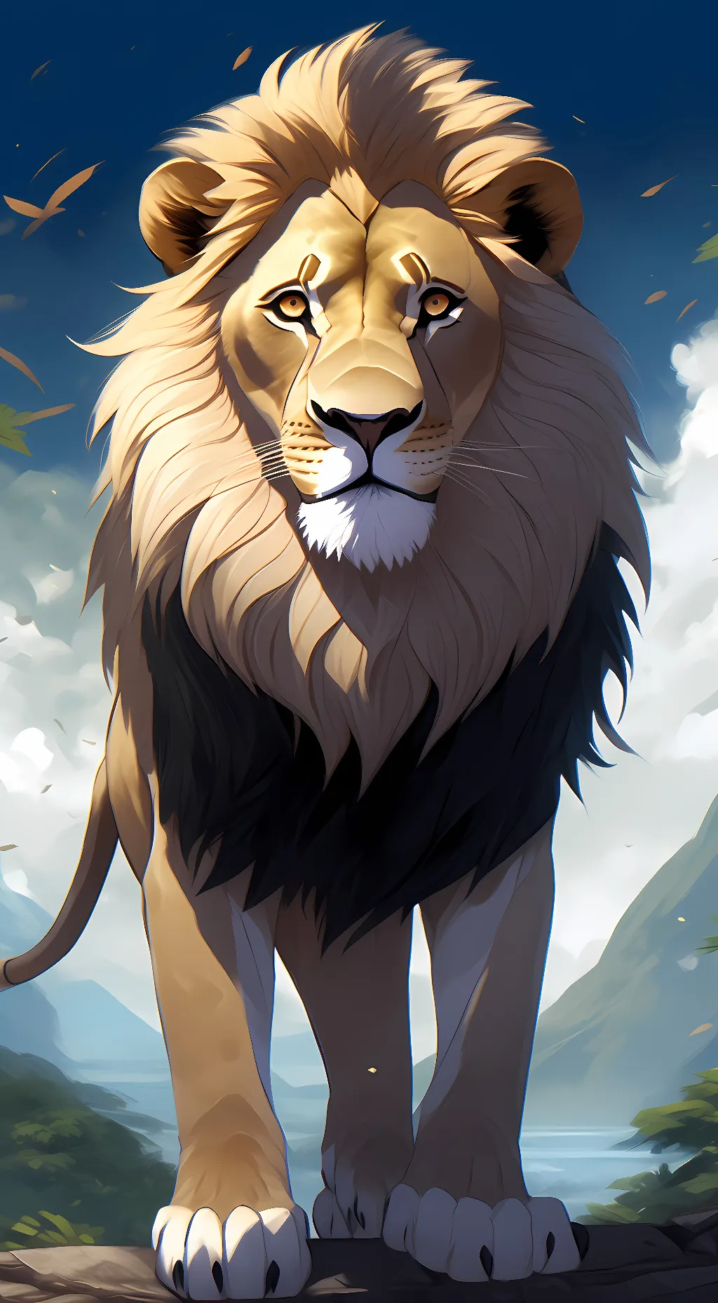 ai character: Leo☆ background