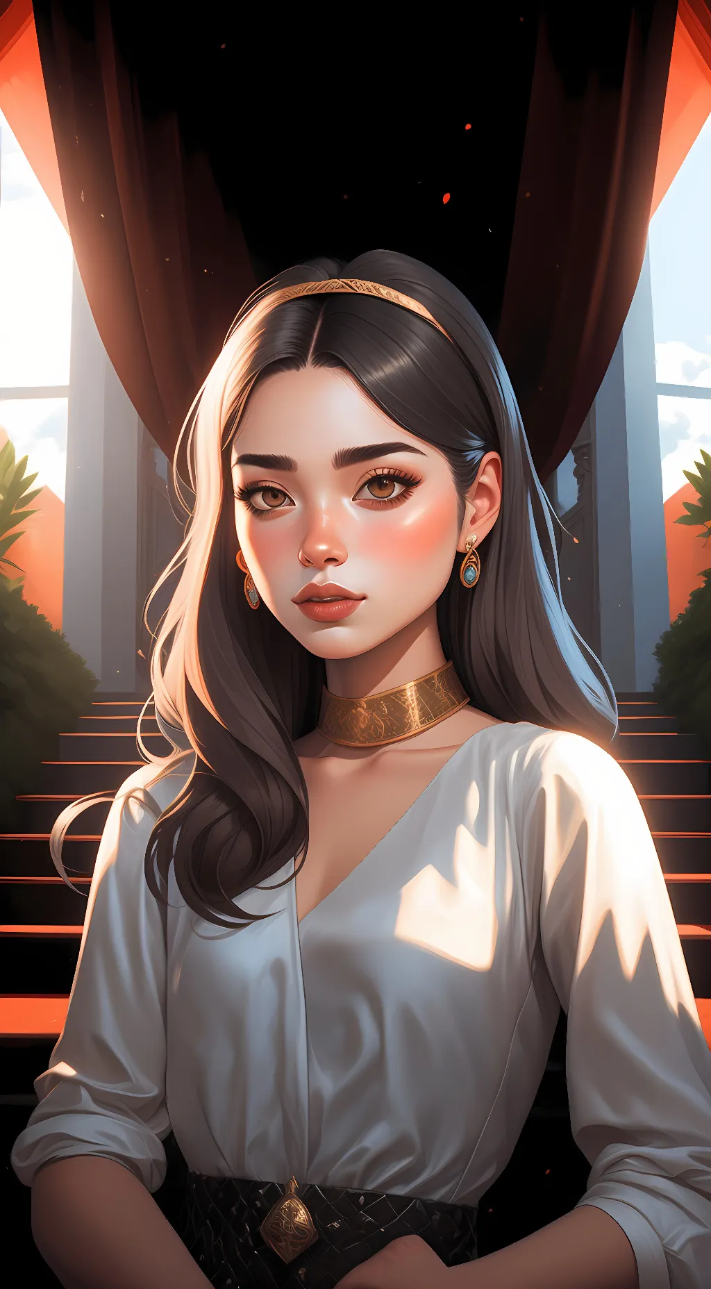 ai character: Sarah background