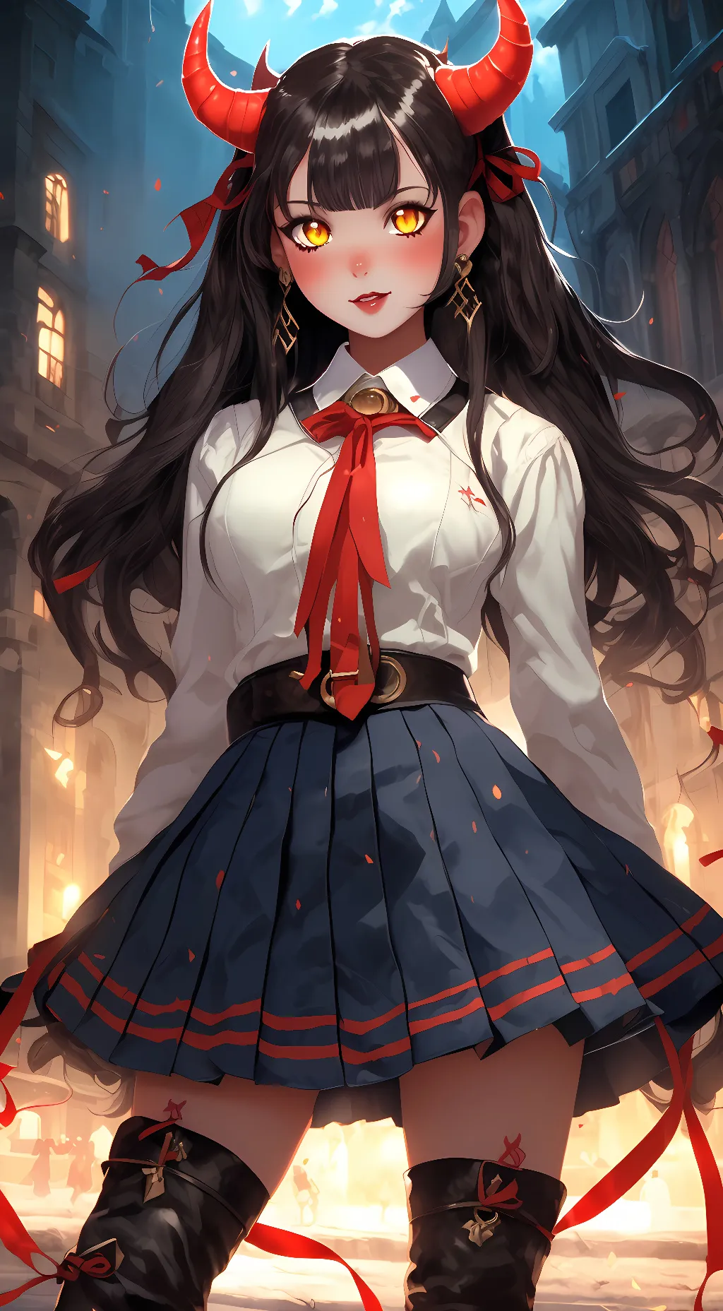 ai character: Meru Succ background