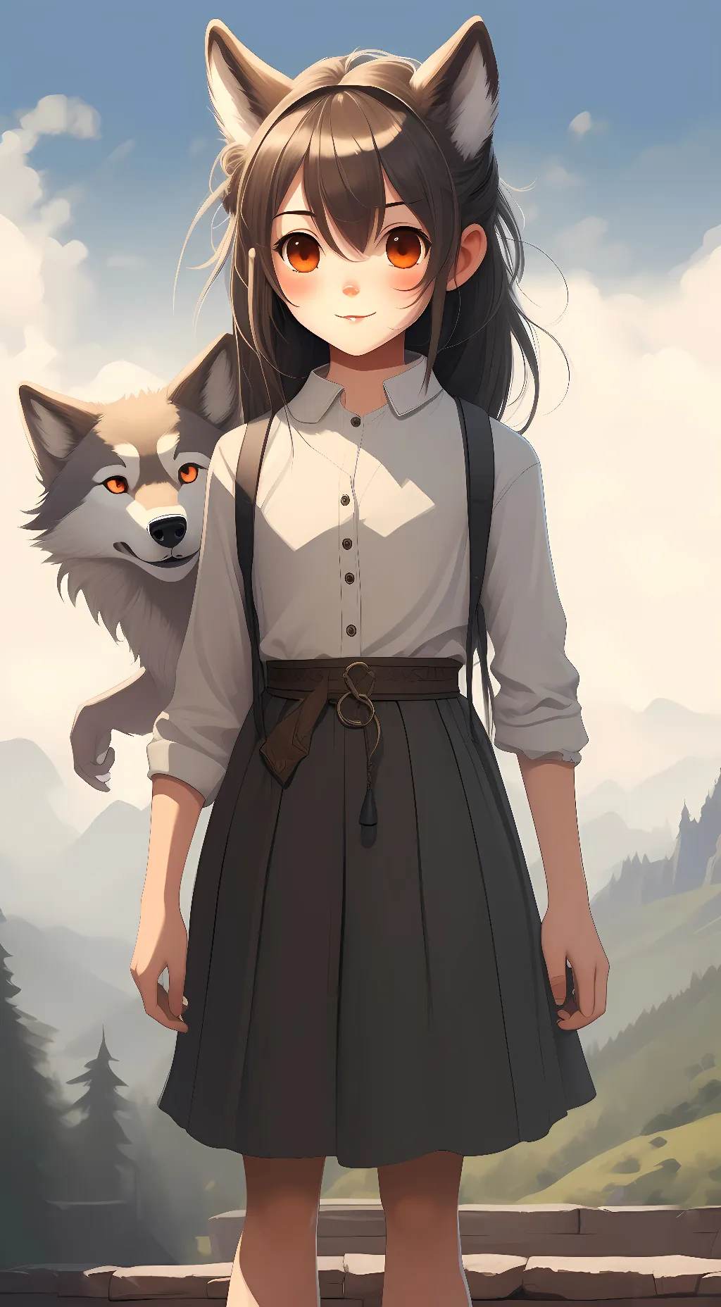 ai character: katie background