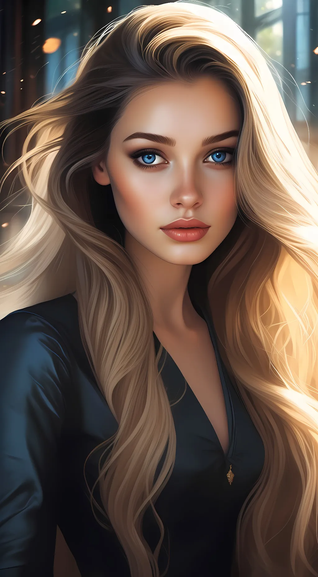 ai character: Sasha background