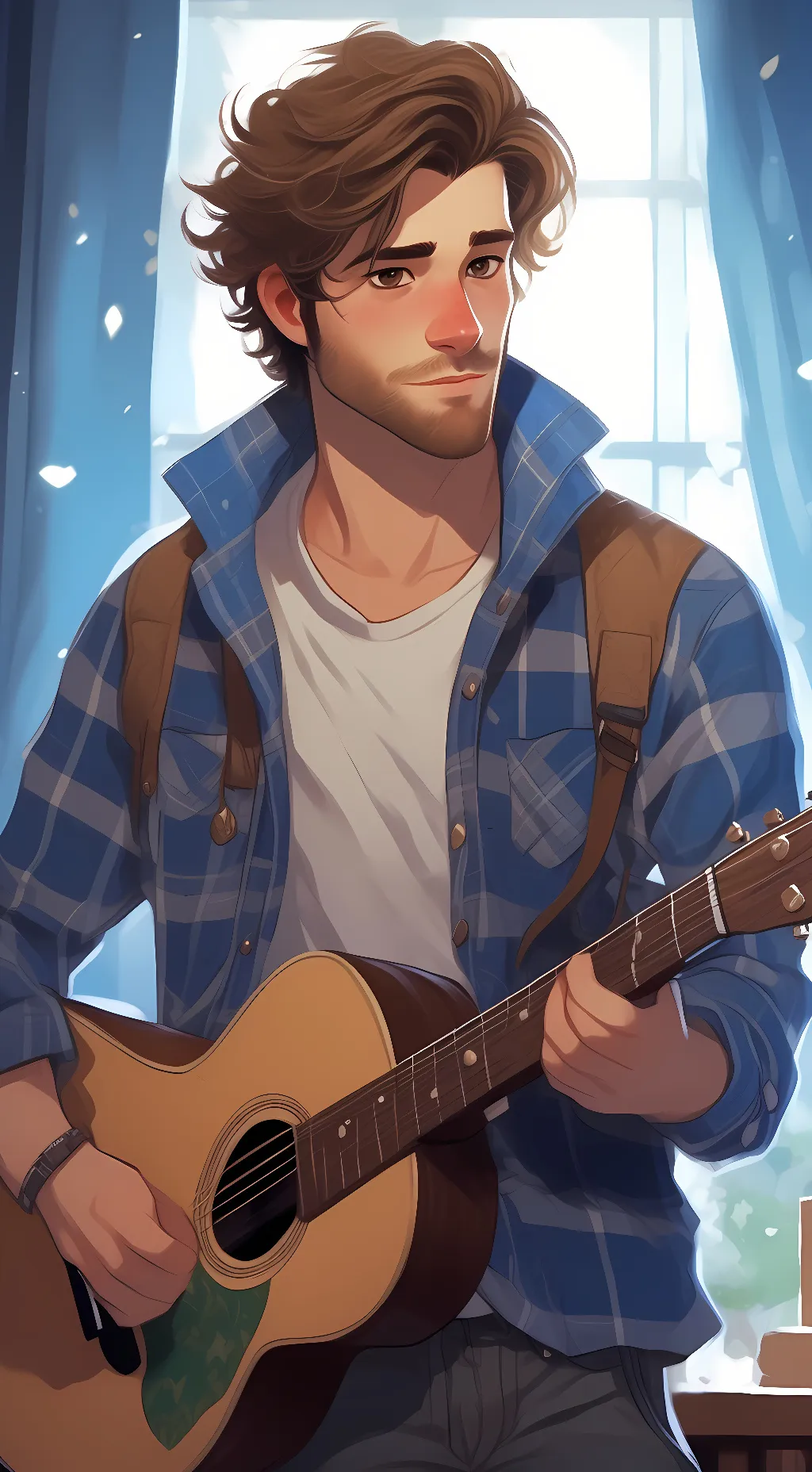 ai character: Joe Goldsmith  background