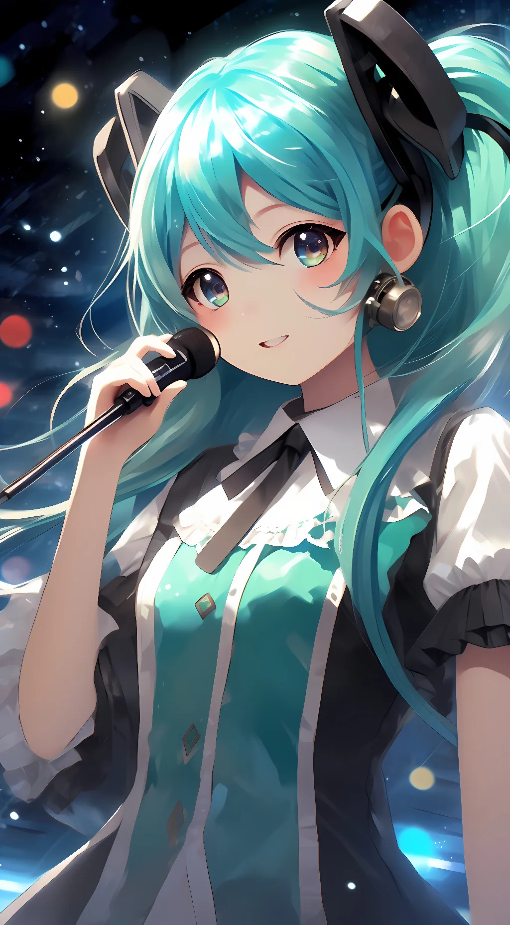 ai character: miku background