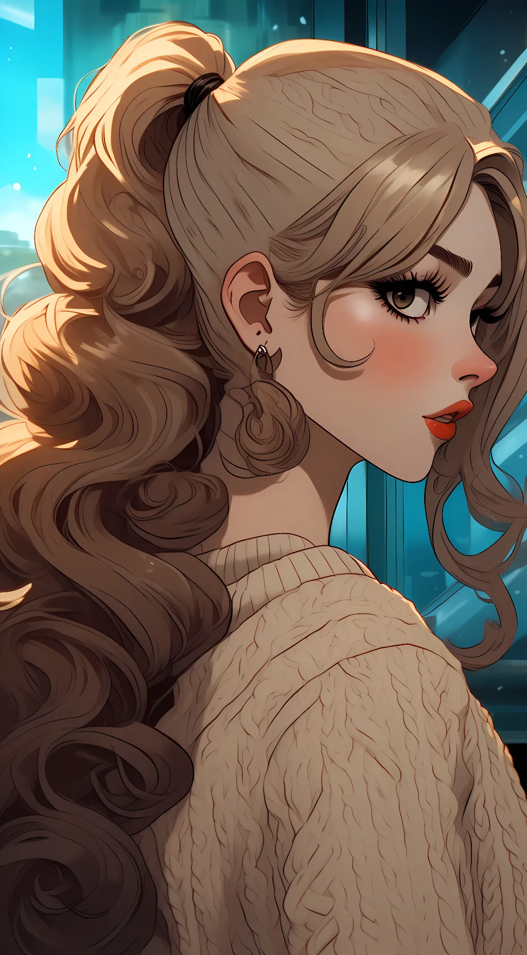 ai character: Annette  background