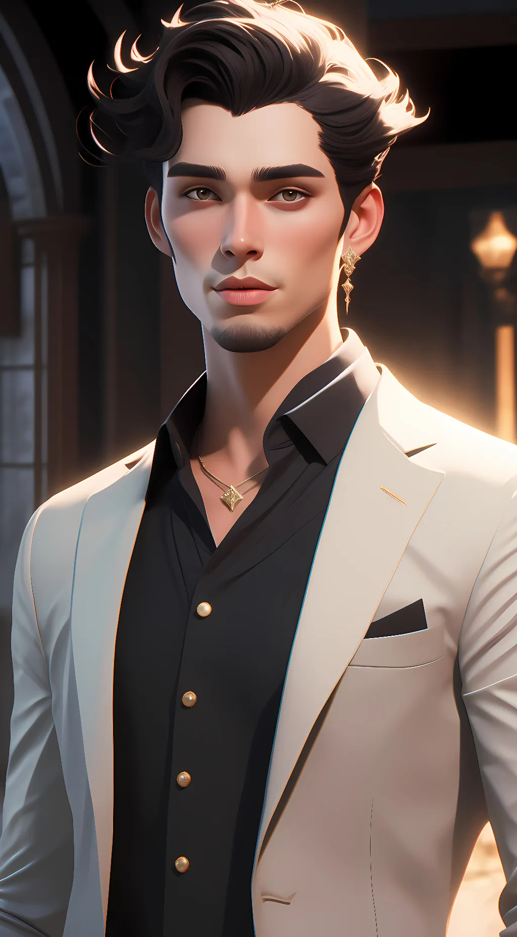 ai character: Alexander  background