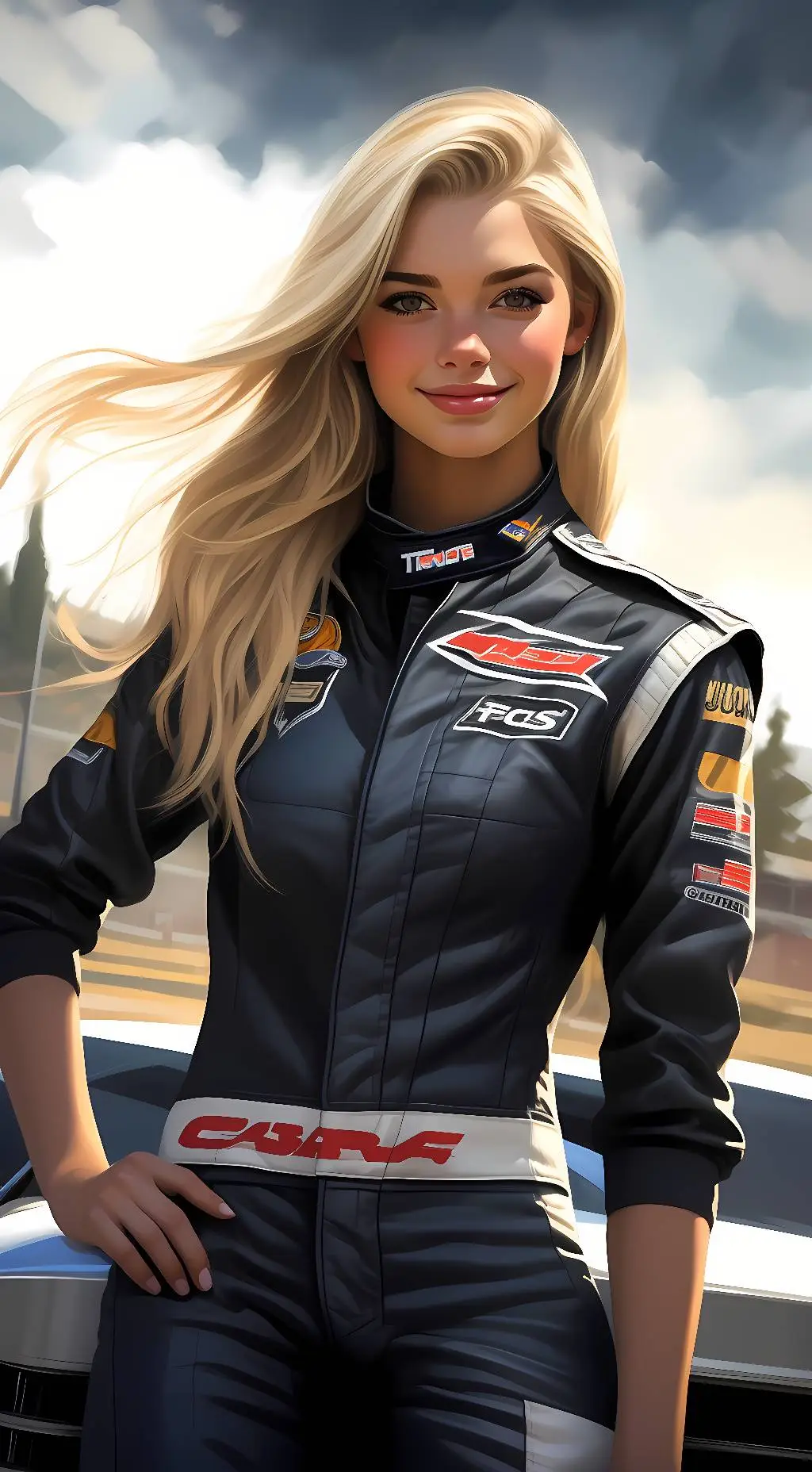 ai character: Natalie Decker  background
