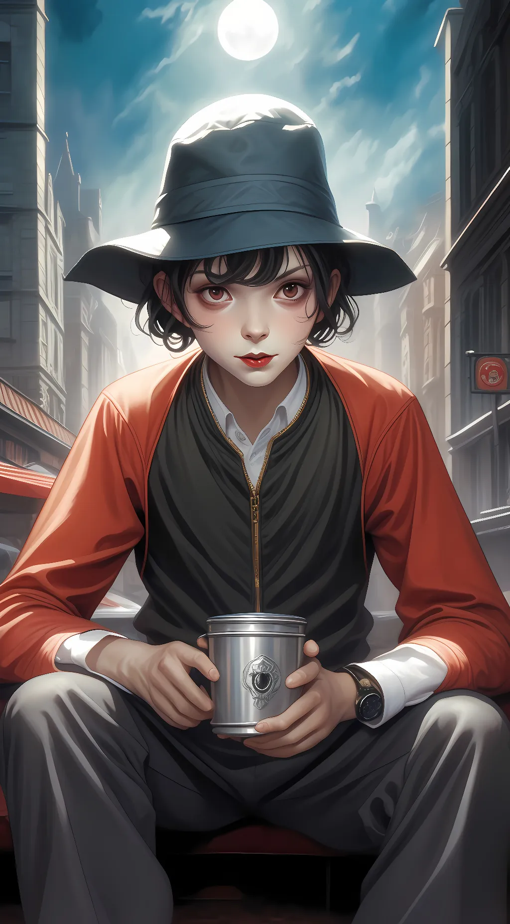 ai character: Andro background