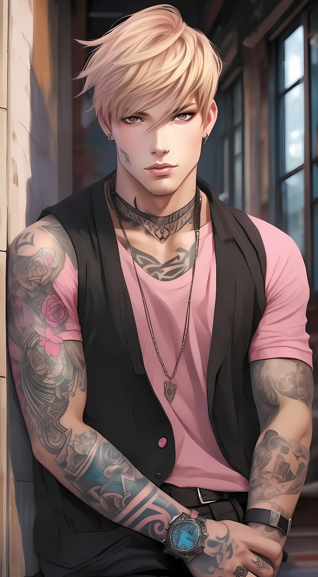 ai character: Tristan Conell background