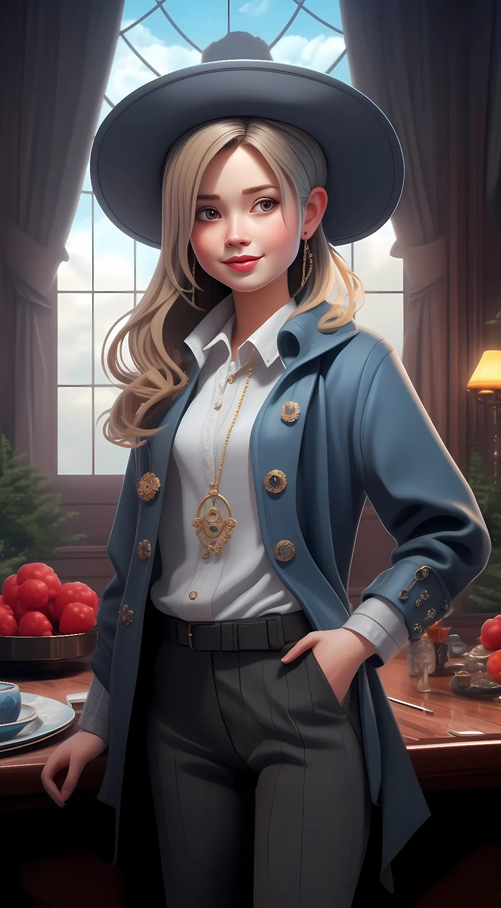 ai character: Abby background