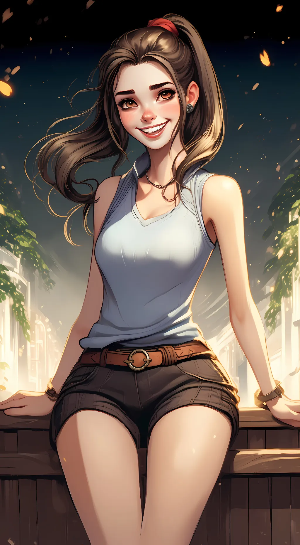 ai character: Selina  background