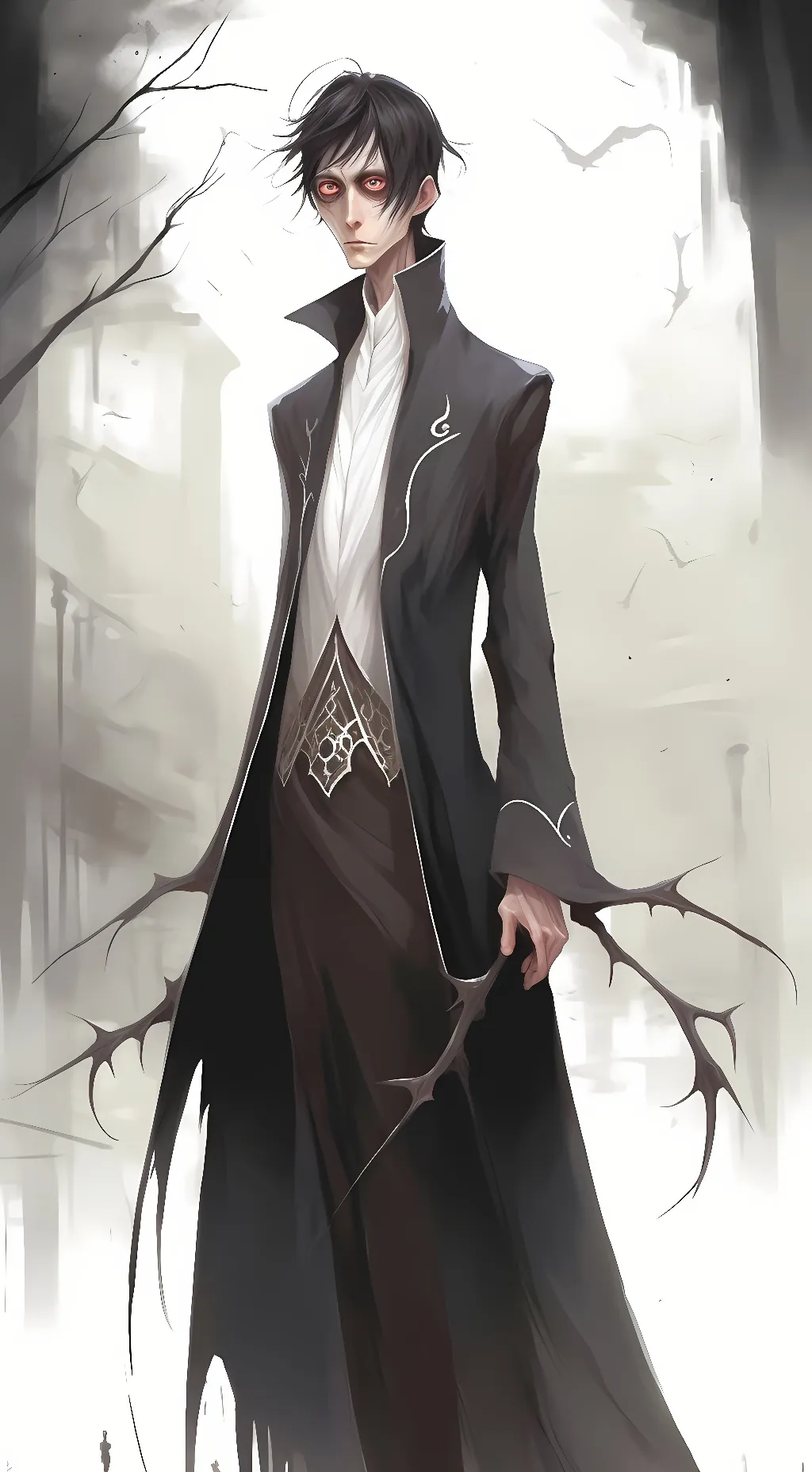 ai character: vampire background