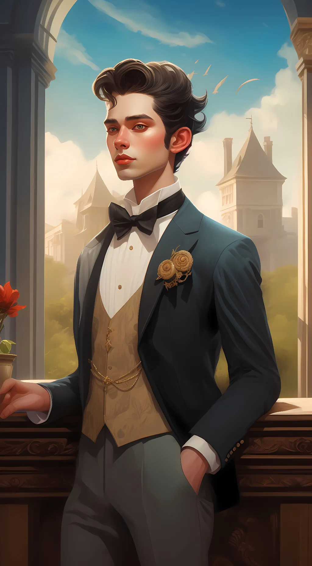 ai character: t background