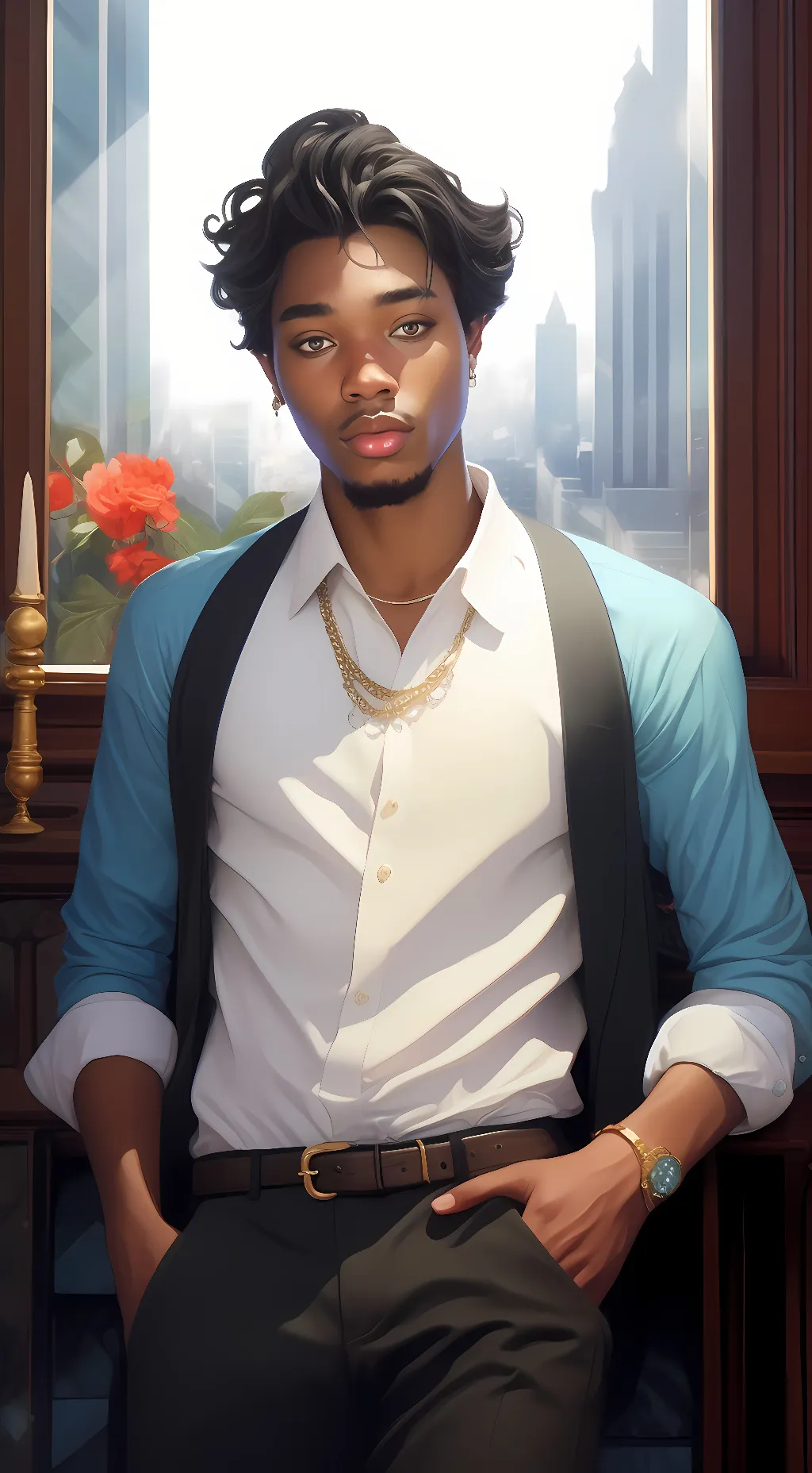 ai character: Braxton  background