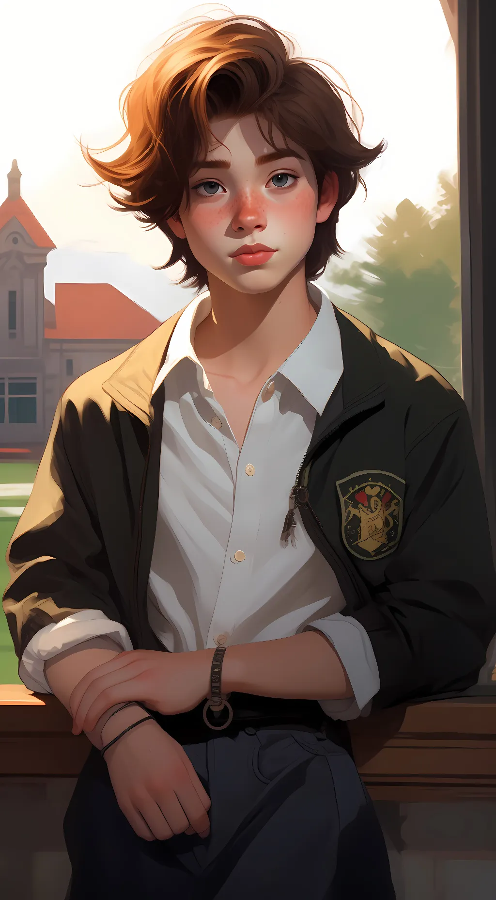 ai character: Dawson background