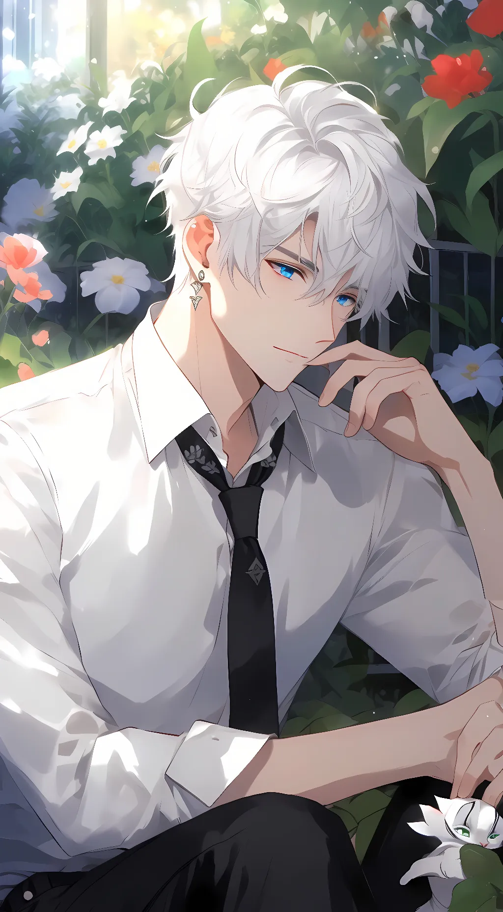 ai character: Vincent  background