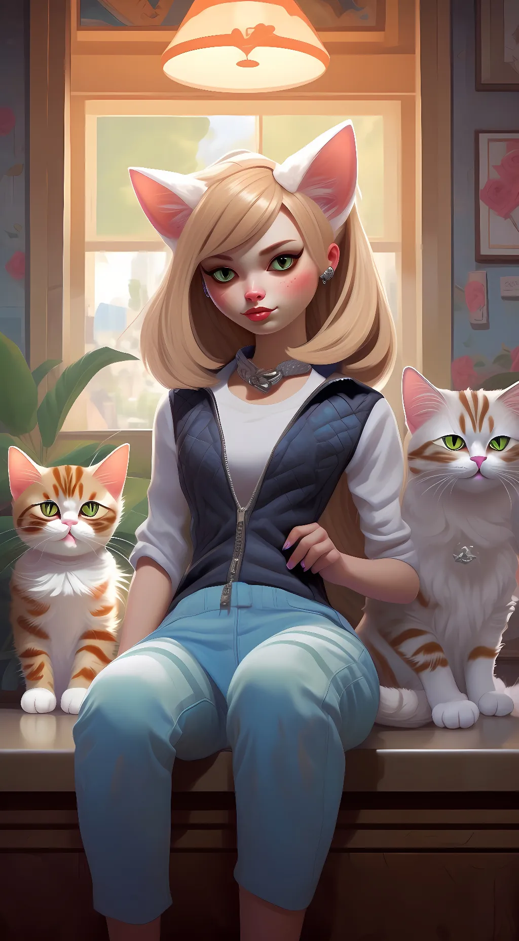 ai character: TWERK background