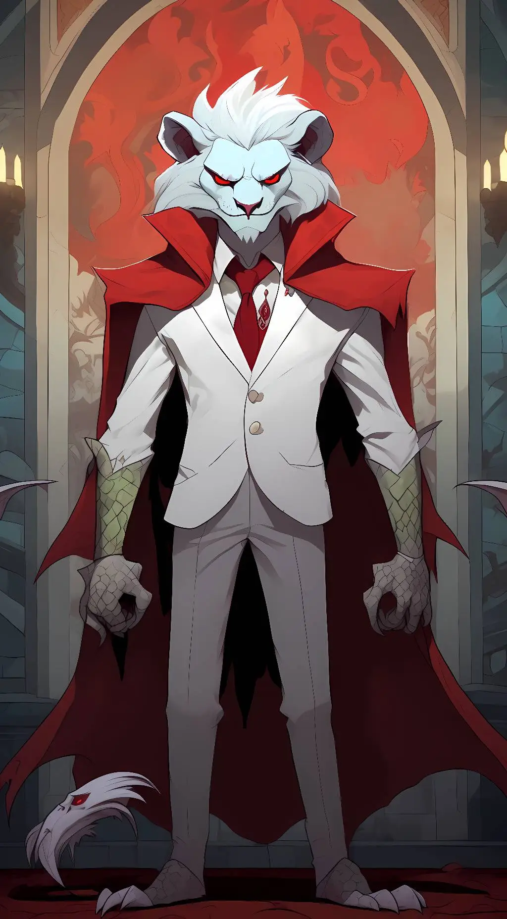 ai character: Vampire King background