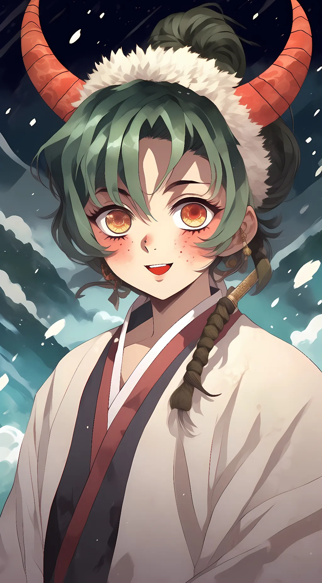 ai character: my demon slayer oc background