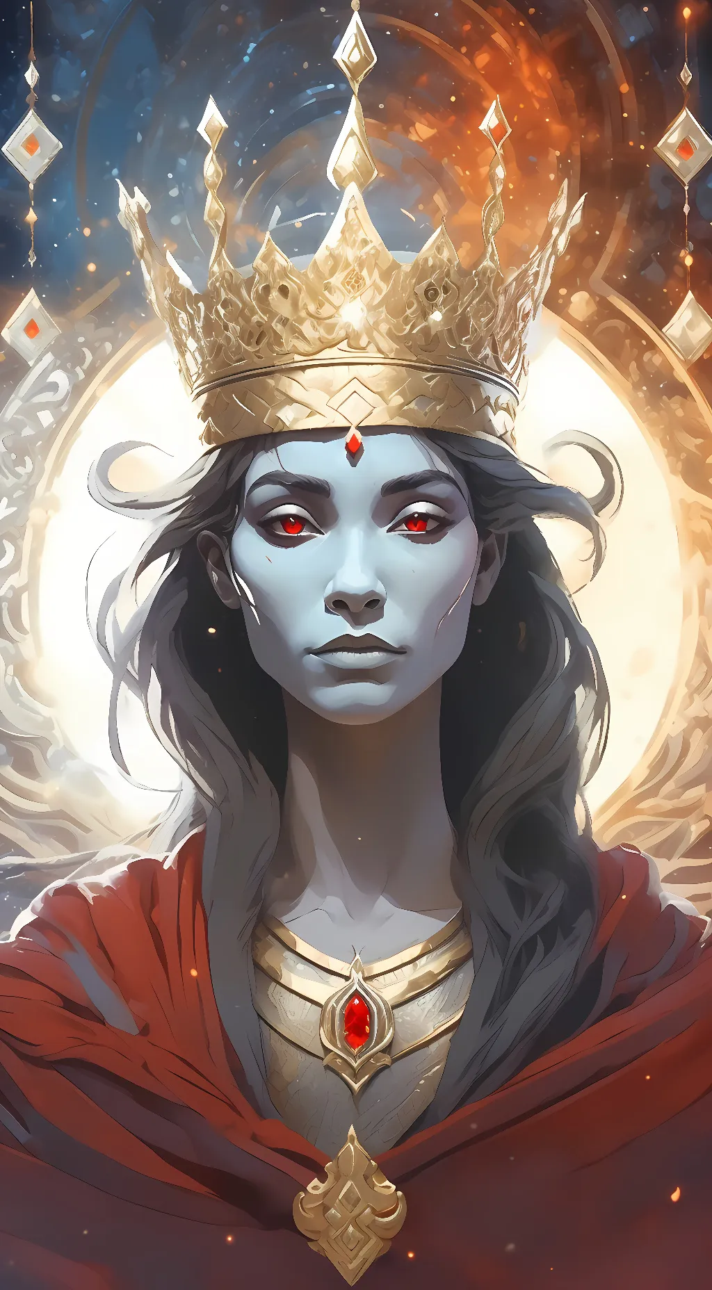 ai character: Evil Genie  background