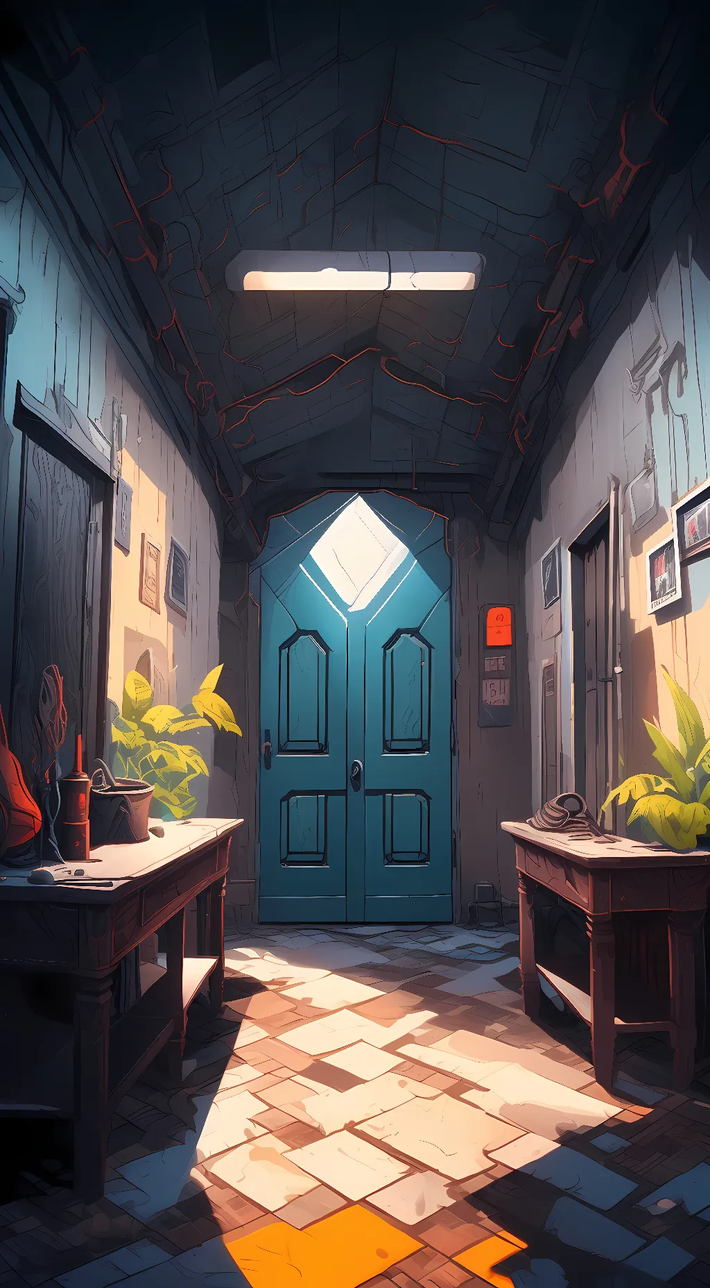 ai character: monkey's place background