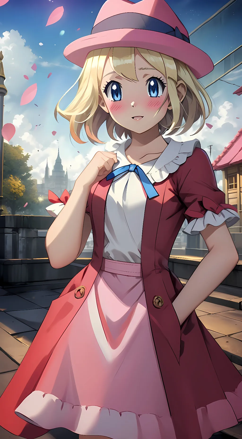 ai character: Serena  background