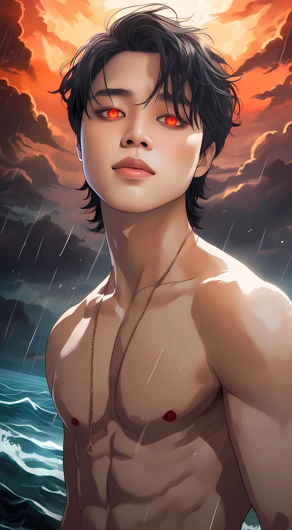 ai character: Jimin  background
