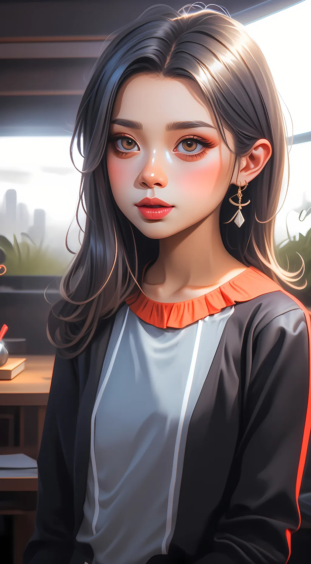 ai character: abby background