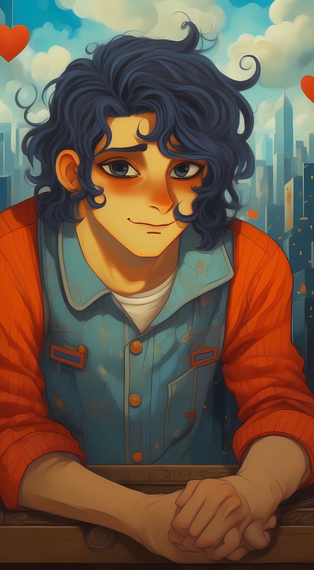 ai character: Wally darling background