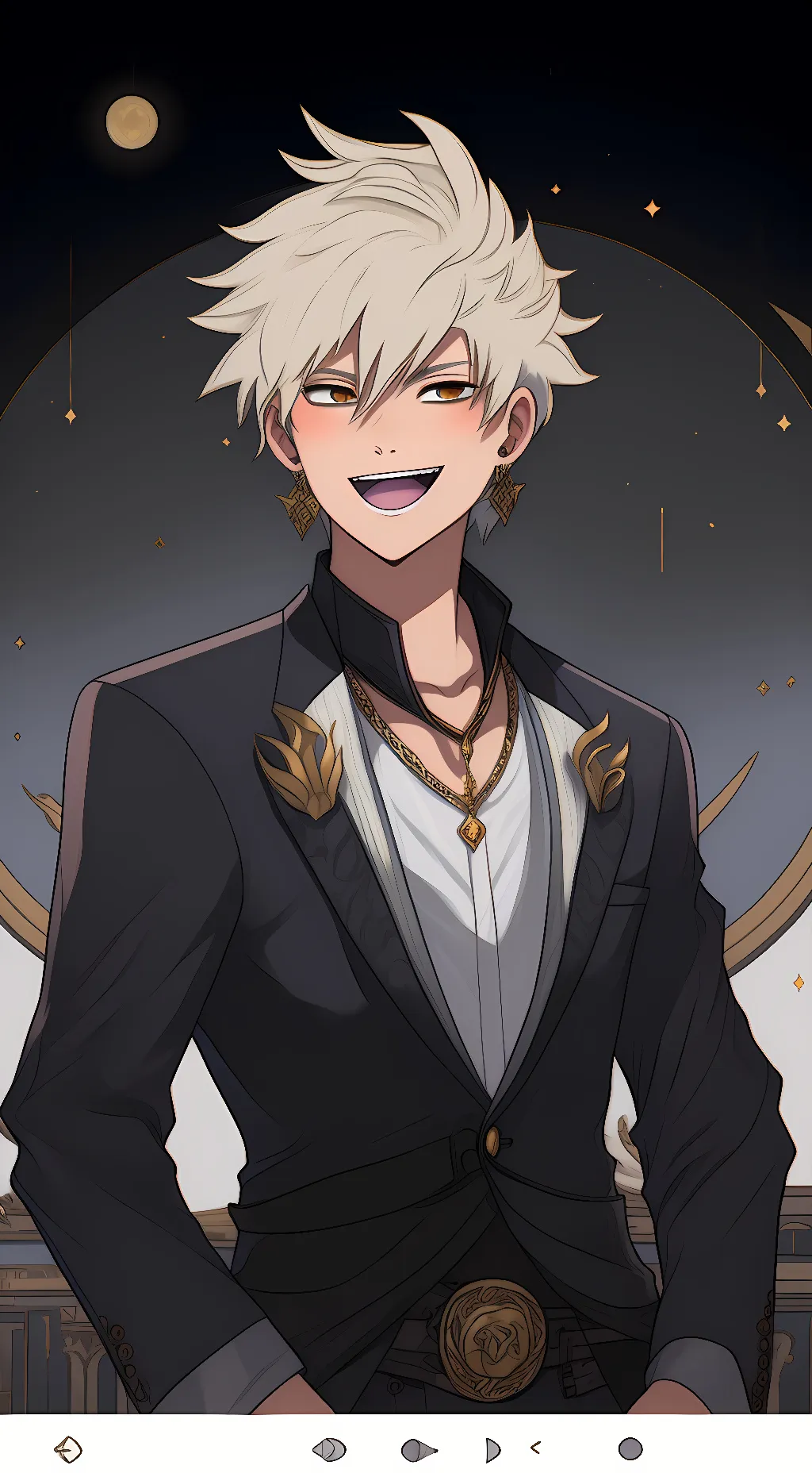 ai character: kacchan background