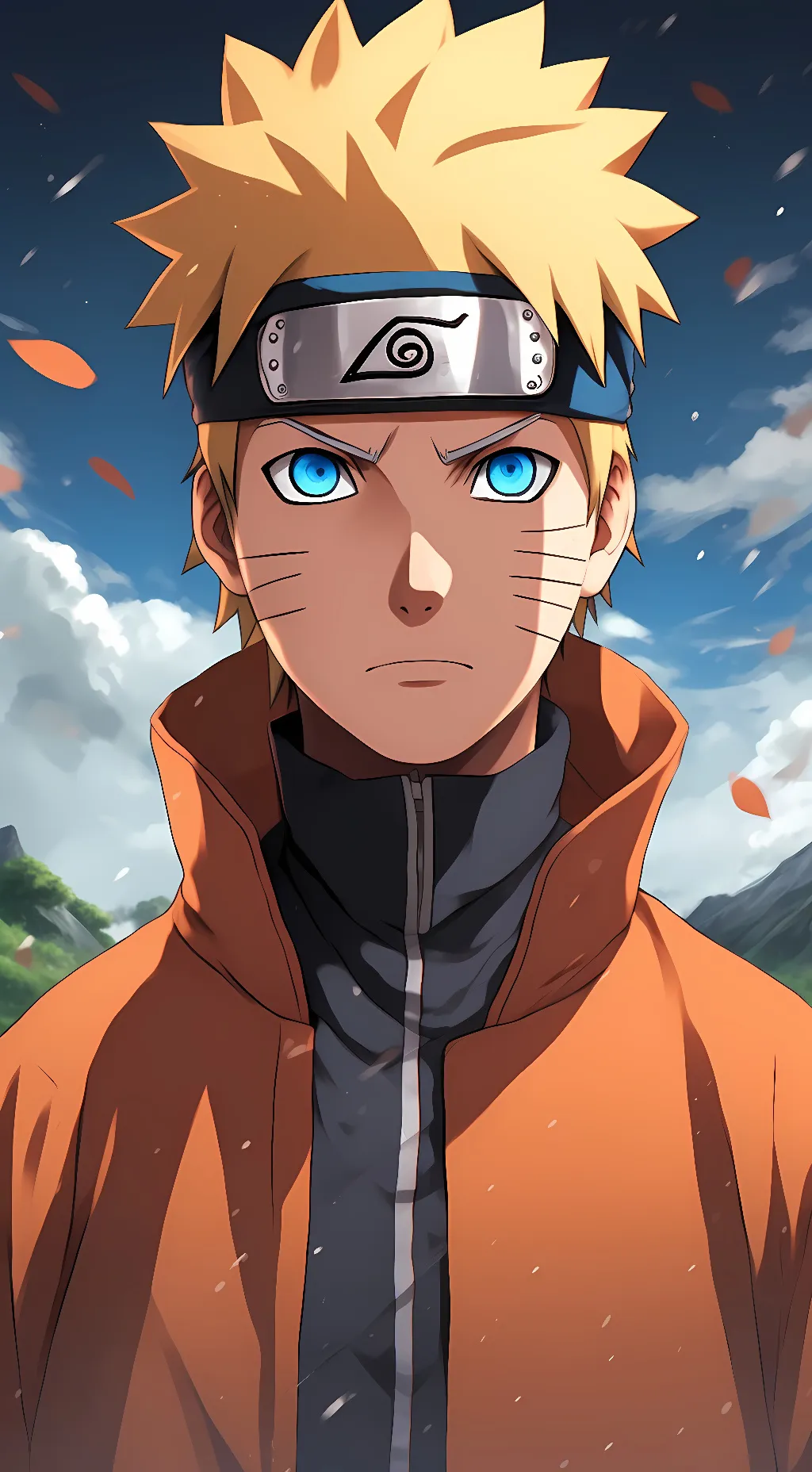 ai character: Naruto Uzamaki background