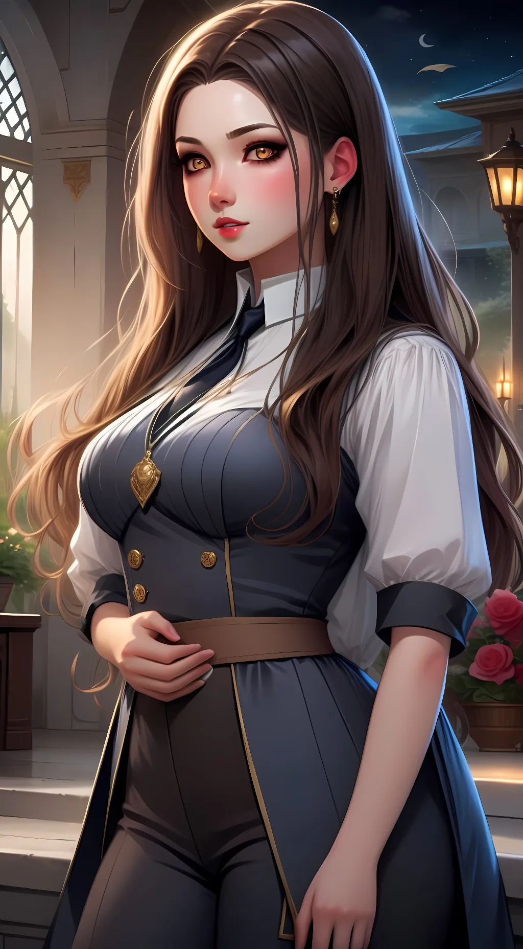 ai character: Mia Mitchell background