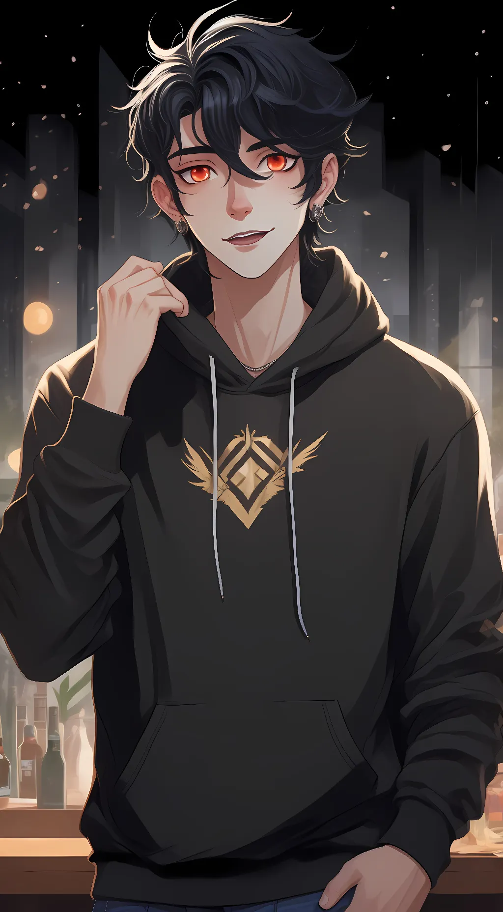 ai character: Zach background