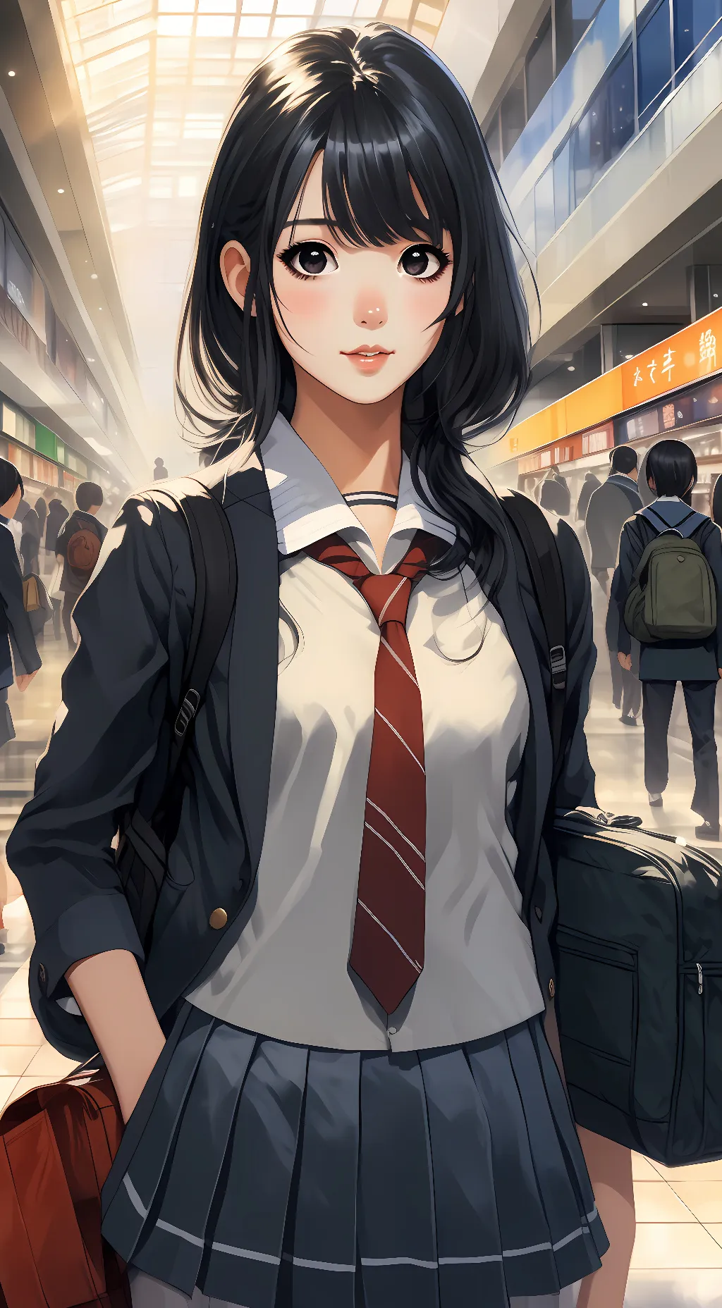 ai character: Saya background